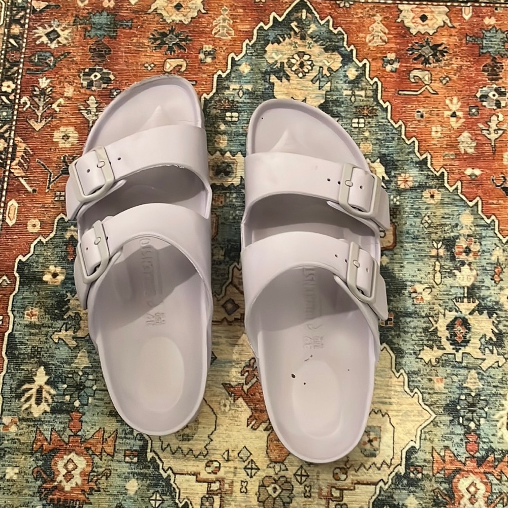 Purple Birkenstocks